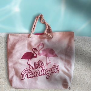 🦩 Let’s flamingle beach bag 🦩